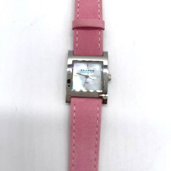 Skagen Mother of Pearl with Leather Band